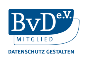 Mitglied im Berufsverband der Datenschutzbeauftragten Deutschlands (BvD) e.V.